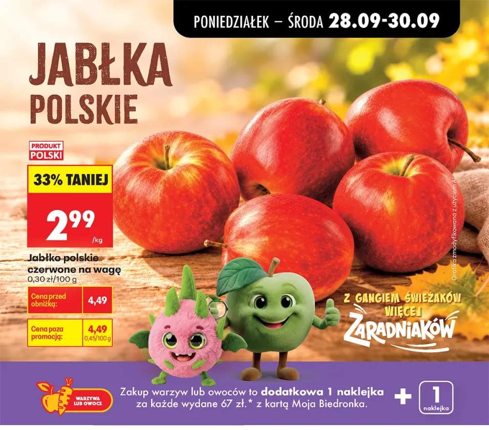 Jabłka polskie czerwone