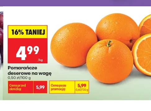 Pomarańcze deserowe