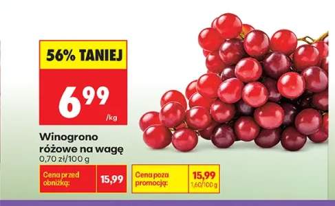 Winogrona różowe