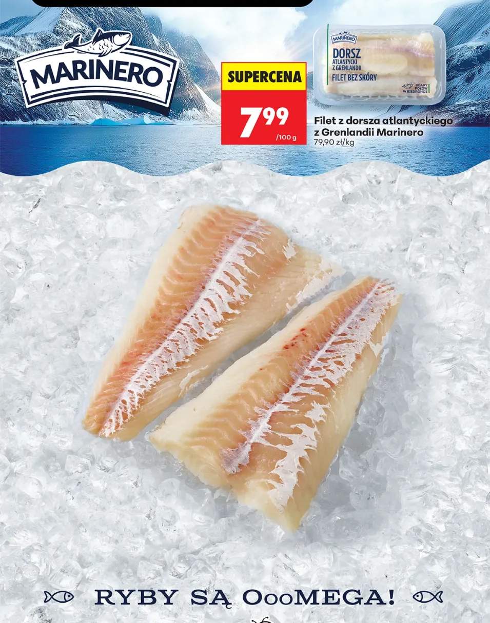 Filet z dorsza atlantyckiego z Grenlandii Marinero