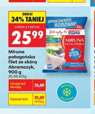 Miruna patagońska filet ze skórą Abramczyk