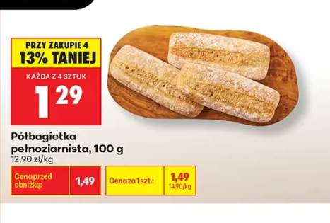 Półbagietka pełnoziarnista