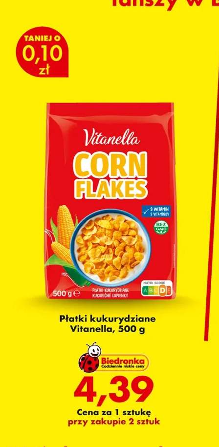 Płatki kukurydziane Vitanella