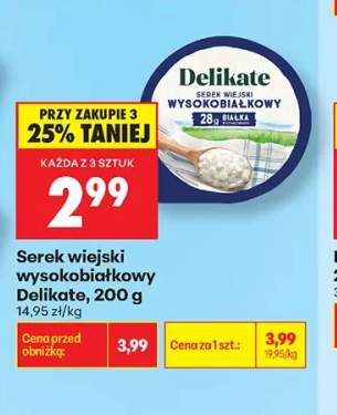 Serek wiejski wysokobiałkowy Delikate