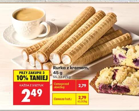 Rurka z kremem