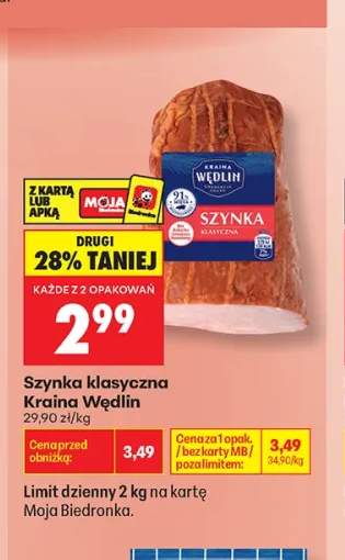 Szynka klasyczna Kraina Wędlin
