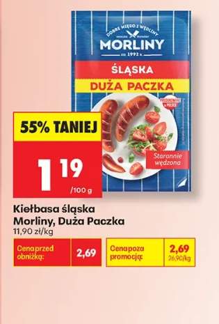Kiełbasa śląska Morliny Duża Paczka