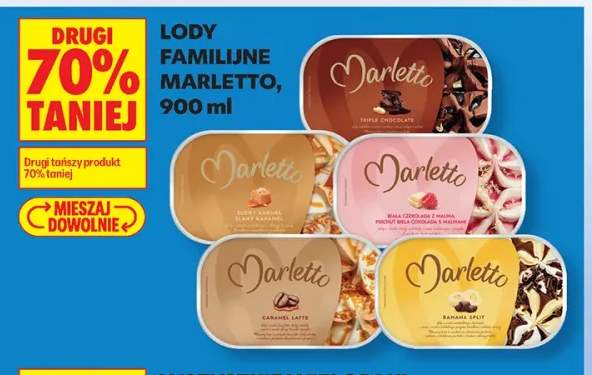 Lody familijne Marletto Triple Chocolate +4 warianty
