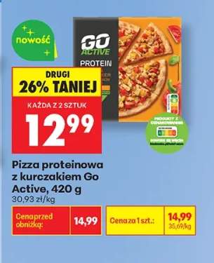 Pizza proteinowa z kurczakiem Go Active
