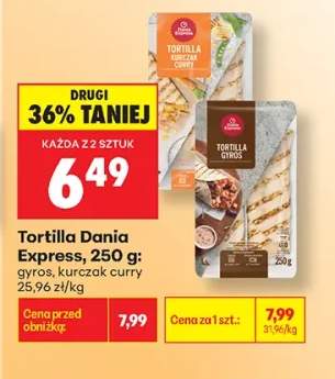 Tortilla gyros Dania Express +1 wariant