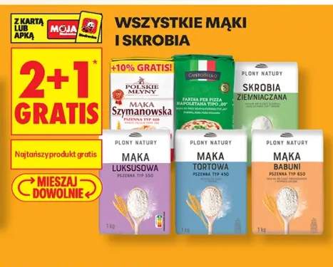 Mąki i skrobia +6 wariantów