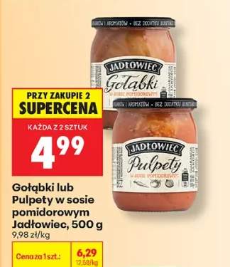 Gołąbki w sosie pomidorowym Jadłowiec +1 wariant