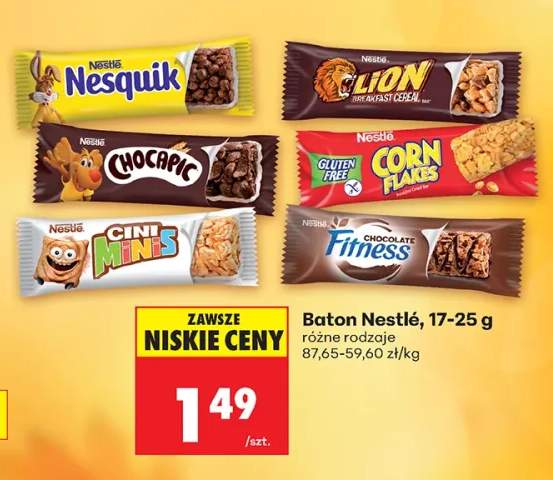 Baton Nesquik Nestlé +5 wariantów