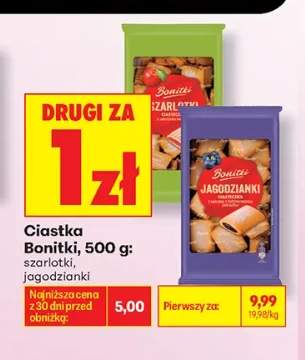 Ciastka Bonitki szarlotki +1 wariant