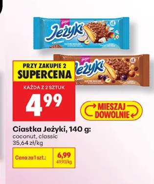 Ciastka Jeżyki coconut +1 wariant
