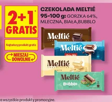 Czekolada gorzka 64% Meltié +3 warianty