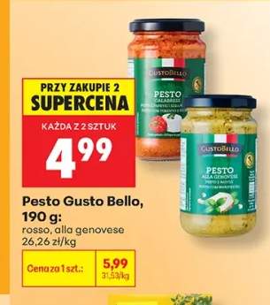 Pesto rosso Gusto Bello +1 wariant