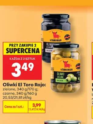 Oliwki zielone El Toro Rojo +1 wariant