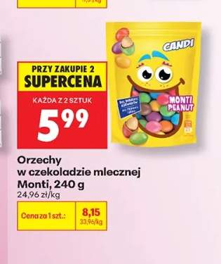 Orzechy w czekoladzie mlecznej Monti