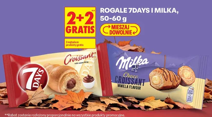 Rogal 7Days Croissant with cocoa filling +1 wariant