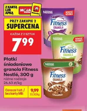Płatki śniadaniowe granola Fitness Nestlé