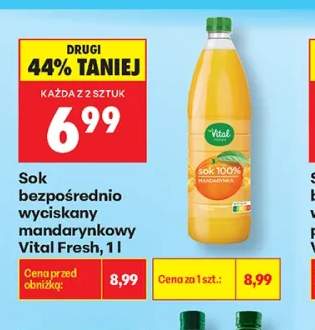Sok bezpośrednio wyciskany mandarynkowy Vital Fresh