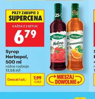 Syrop Herbapol malina +1 wariant