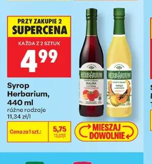 Syrop Herbárium malina z cytryną +1 wariant