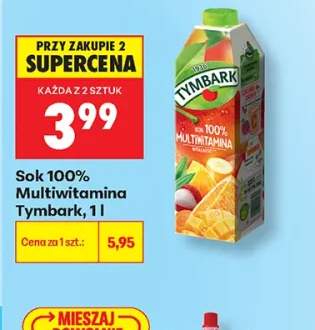 Sok multiwitamina Tymbark 100%