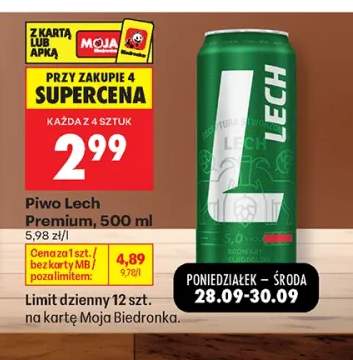 Piwo Lech Premium