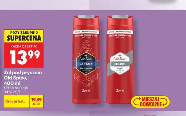 Żel pod prysznic Old Spice Captain +1 wariant