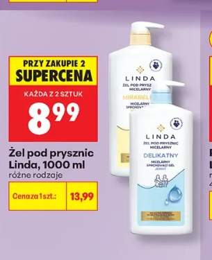 Żel pod prysznic Linda micelarny Mirabelka +1 wariant
