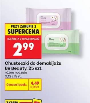 Chusteczki do demakijażu Be Beauty