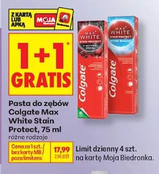 Pasta do zębów Colgate Max White Stain Protect