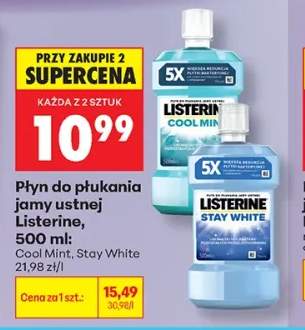 Płyn do płukania jamy ustnej Listerine Cool Mint +1 wariant