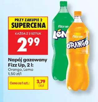 Napój gazowany Fizz Up Orango +1 wariant