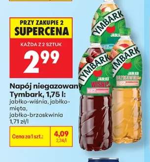 Napój niegazowany Tymbark jabłko-wiśnia +2 warianty