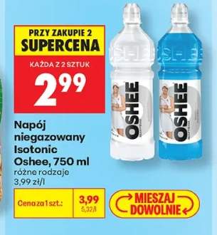 Napój niegazowany Isotonic Oshee