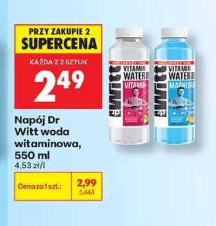 Napój Dr Witt woda witaminowa Vitamin+ +1 wariant