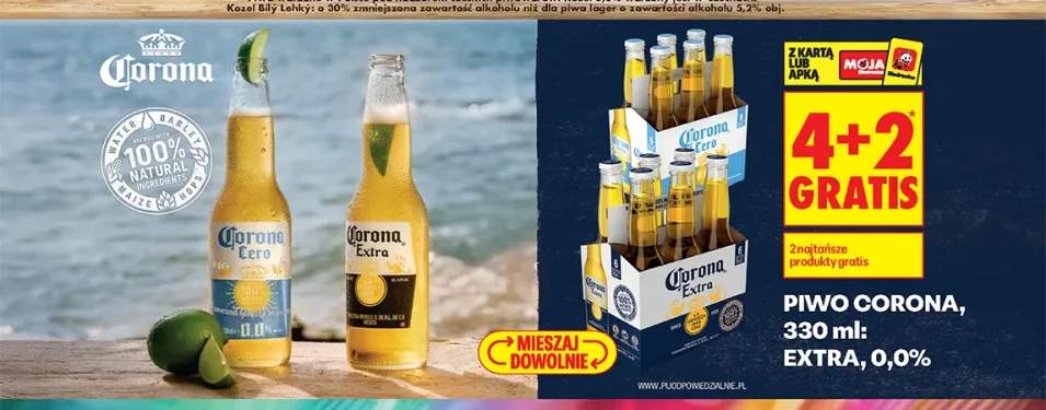 Piwo Corona Extra +1 wariant