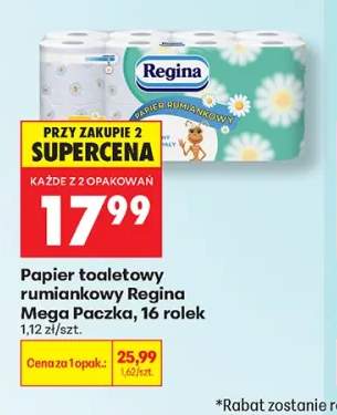 Papier toaletowy rumiankowy Regina Mega Paczka 16-pak