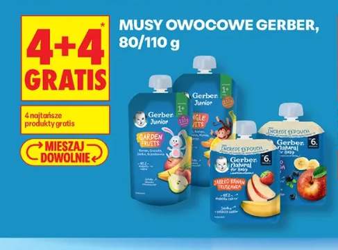 Mus owocowy Gerber Junior Garden Fruits +3 warianty