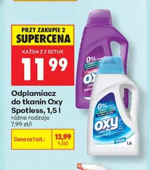 Odplamiacz do tkanin Oxy Spotless