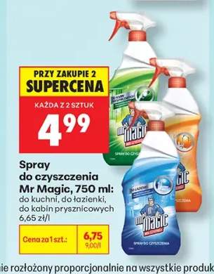 Spray do czyszczenia Mr Magic do kuchni +2 warianty