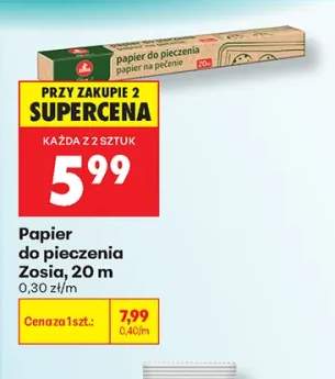 Papier do pieczenia Zosia 20 m