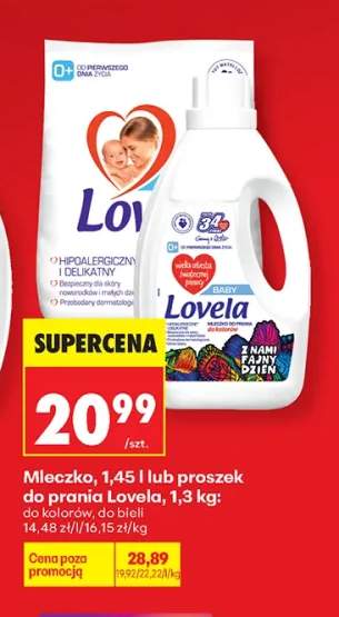 Mleczko do prania do kolorów Lovela +3 warianty