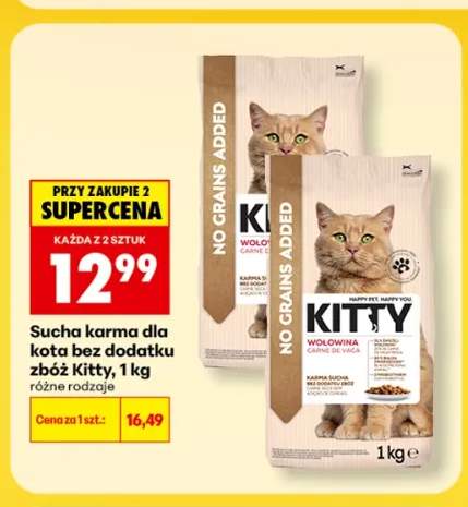Sucha karma dla kota bez dodatku zbóż Kitty