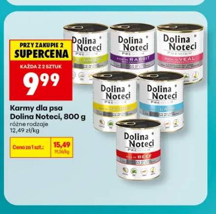 Karma dla psa Dolina Noteci Premium z kurczakiem +5 wariantów