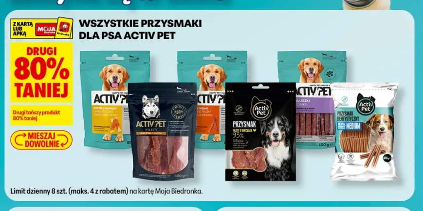 Przysmak dla psa filety z kaczki Activ Pet +6 wariantów