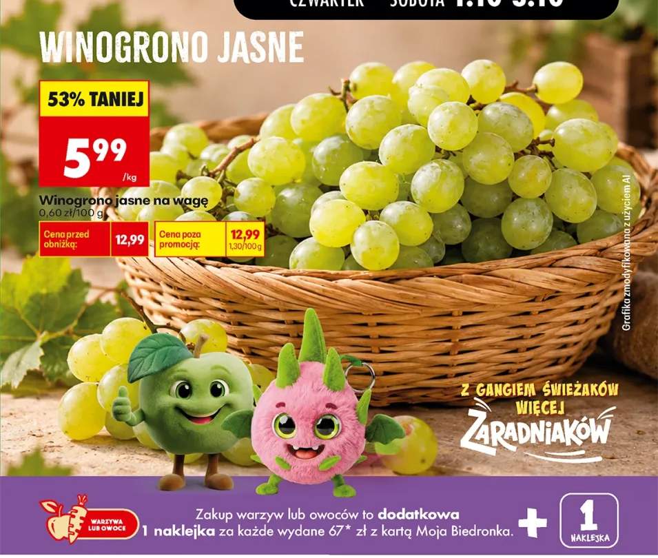 Winogrona jasne